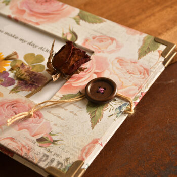 書綁-木釦+麻繩 | 客製化 手工書 - 加購服務